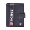 Nordee GW-102 RFID fekete férfi bőr pénztárca 10 x 12 x 3 cm