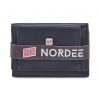 Nordee GW-5617 RFID fekete férfi bőr pénztárca 10.5 x 7.5 x 2.5 cm