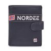 Nordee GW-5808 RFID fekete férfi bőr pénztárca 9.2 x 10.5 x 2 cm