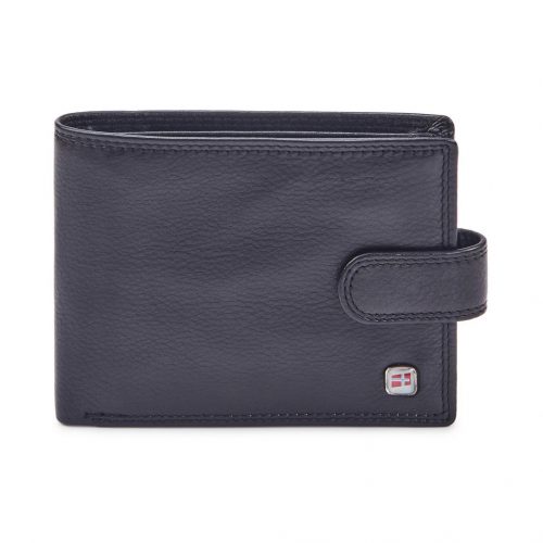 Nordee GW-2215 RFID fekete férfi bőr pénztárca 13 x 10 x 2.5 cm