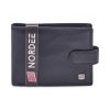 Nordee GW-2215 RFID fekete férfi bőr pénztárca 13 x 10 x 2.5 cm