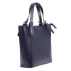 Florence 8470 navy női bőr kézitáska 35 x 31 x 13 cm