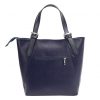 Florence 8470 navy női bőr kézitáska 35 x 31 x 13 cm