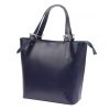 Florence 8470 navy női bőr kézitáska 35 x 31 x 13 cm