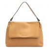 Pierre Cardin 6333 EDF barna női bőr kézitáska 34 x 23 x 13 cm