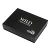 Wild 125601 fekete-piros férfi bőr pénztárca 10 x 13 x 2.8 cm