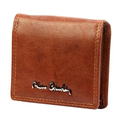 Pierre Cardin TILAK79 2238 konyak férfi bőr pénztárca 8 x 7.5 x 2.5 cm