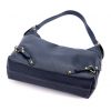 Luka 24-006   navy női bőr kézitáska 32 x 27 x 11 cm