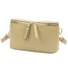 Luka 01-001 GOLD bézs női bőr oldaltáska, crossbody 22 x 13 x 7 cm