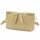 Luka 01-001 GOLD bézs női bőr oldaltáska, crossbody 22 x 13 x 7 cm