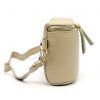 Luka 01-001 GOLD bézs női bőr oldaltáska, crossbody 22 x 13 x 7 cm