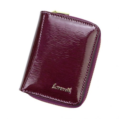 Lorenti 5157-SH-N RFID lila női bőr pénztárca 8 x 10.5 x 3 cm