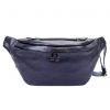 Luka 24-010 DOLLARO MET navy női bőr övtáska, crossbody 34 x 19 x 13 cm