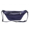 Luka 24-010 DOLLARO MET navy női bőr övtáska, crossbody 34 x 19 x 13 cm