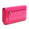 Pierre Cardin 07 SHINY 102 magenta női rostbőr-bőr pénztárca 18,5 x 10,5 cm