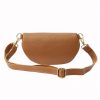 Patrizia 417-003 GOLD homok színű női bőr övtáska, crossbody 25 x 15 x 6 cm