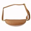 Patrizia 417-003 GOLD homok színű női bőr övtáska, crossbody 25 x 15 x 6 cm