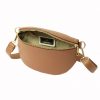 Patrizia 417-003 GOLD homok színű női bőr övtáska, crossbody 25 x 15 x 6 cm