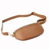 Patrizia 417-003 GOLD homok színű női bőr övtáska, crossbody 25 x 15 x 6 cm