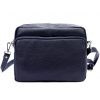 JUICE navy kék női bőr oldaltáska, crossbody 26 x 20 x 9 cm