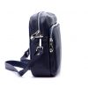 JUICE navy kék női bőr oldaltáska, crossbody 26 x 20 x 9 cm