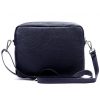 JUICE navy kék női bőr oldaltáska, crossbody 26 x 20 x 9 cm