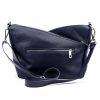 Luka 24-051 DOLLARO navy női bőr válltáska, oldaltáska 32 x 22 x 14 cm