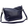 Luka 24-051 DOLLARO navy női bőr válltáska, oldaltáska 32 x 22 x 14 cm