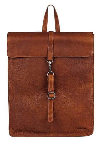 Burkely Antique Avery cognac bőr hátizsák, backpack 14