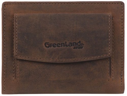 GreenLand Montenegro bőr pénztárca RFID védelemmel 12 x 9 cm