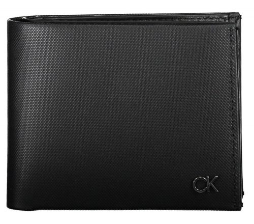 Calvin Klein fekete bőr pénztárca, férfi  RFID 12 x 9 cm