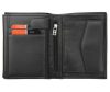 Pierre Cardin fekete-piros színű, férfi bőr pénztárca, RFID védelemmel, 10,5 × 12,7 cm 