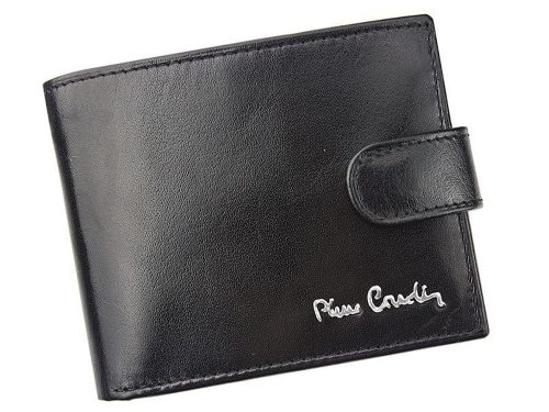 Pierre Cardin férfi bőr pénztárca, fekete RFID 11 × 8,5 cm 