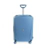 Roncato Light kemény falú, 4 kerekes trolley bőrönd 68 cm, középkék