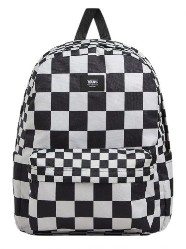 Vans Old Skool H20 Black/Oatmeal Check hátizsák 42 × 32 cm, 15' laptop tartóval